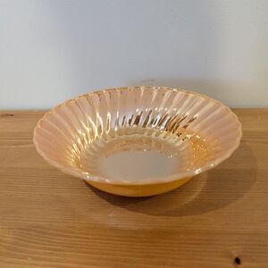 Elegant Gold Glass Bowl